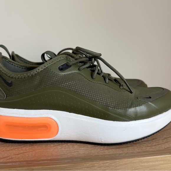 Nike Air Max Dia in Olive and Orange - Picture 3 of 10